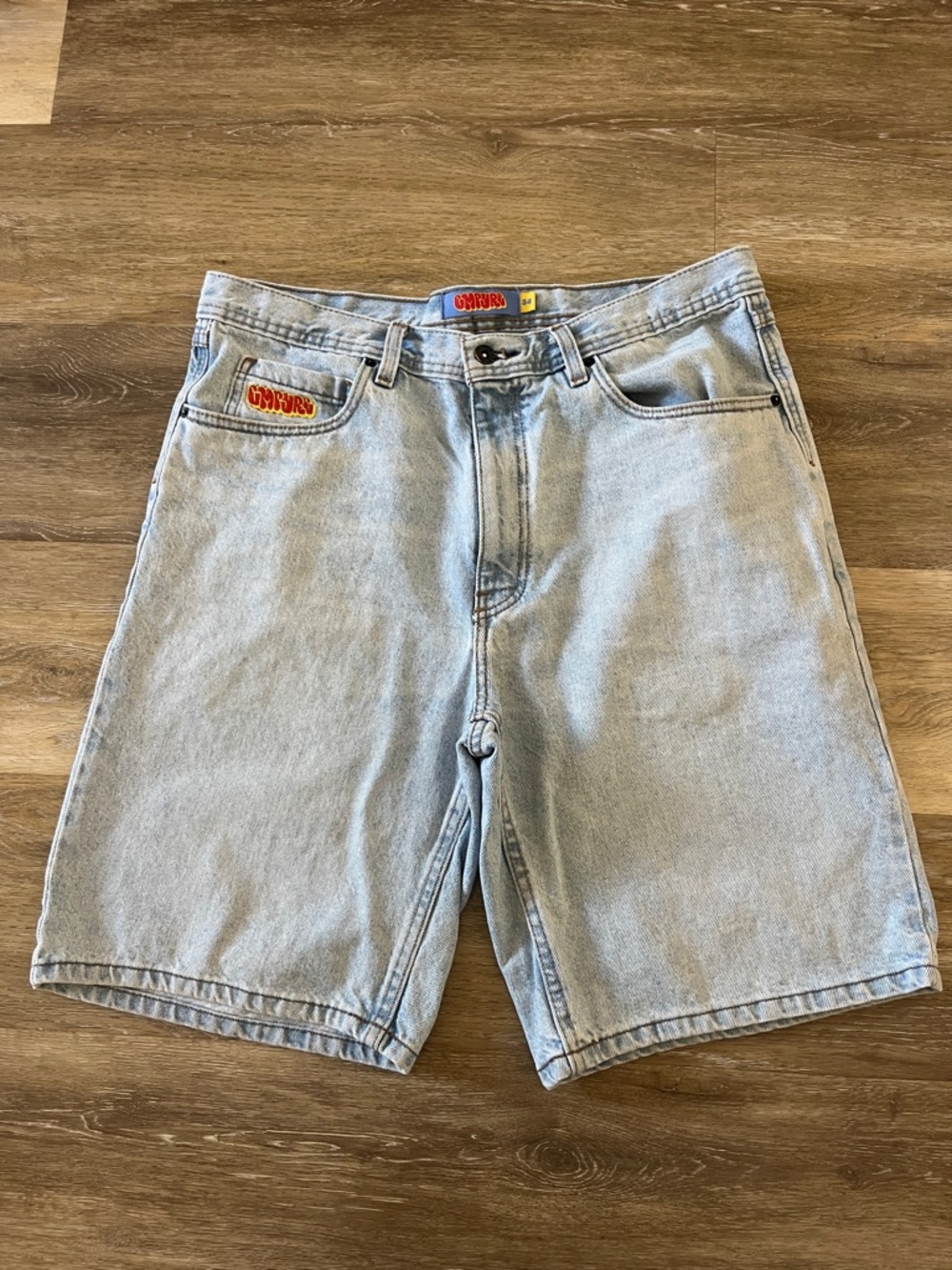 Empyre Men’s Blue Denim Shorts Size 34